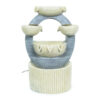 IP44 LED Round Solar Water Fountain