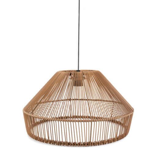 IP44 Rattan LED Solar Pendant Lamp