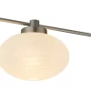 Aria Flush Ceiling, 3 Light G9, Satin Nickel/Opal A Glass (E2-48267) - Image 2