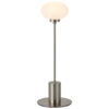 Aria Table Lamp, 1 Light G9, Satin Nickel/Opal A Glass (E2-48263)