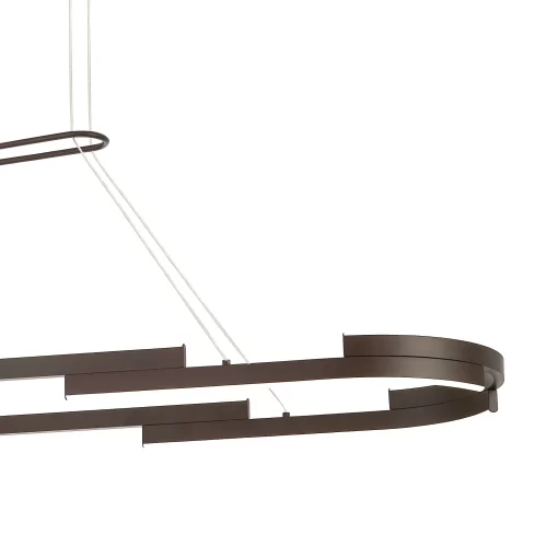 Stellan 1.2m Squoval Pendant Brown Oxide (E2-48186) - Image 2