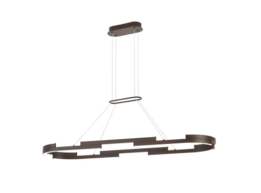 Stellan 1.2m Squoval Pendant Brown Oxide (E2-48186)