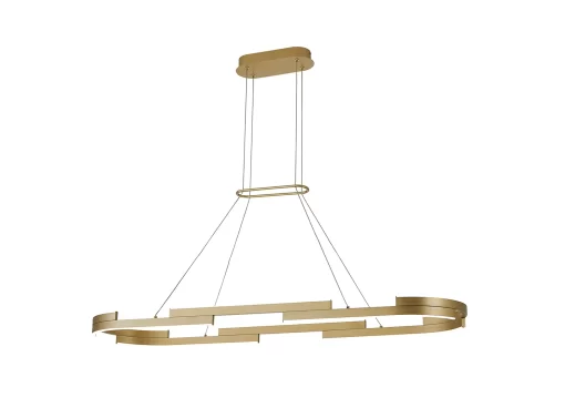 Stellan 1.2m Squoval Pendant Sand Gold (E2-48187)