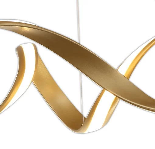 Phoenix 60cm Dimmable Small Pendant Sand Gold (E2-48182) - Image 3
