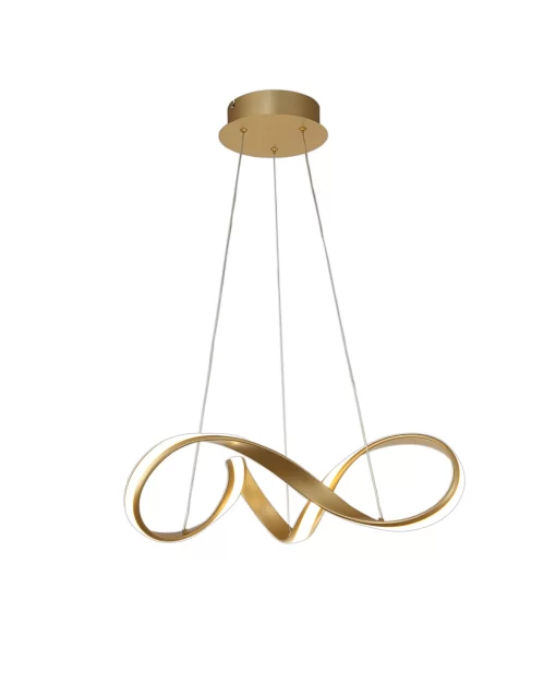 Phoenix 60cm Dimmable Small Pendant Sand Gold (E2-48182)