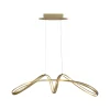 Phoenix 1m Dimmable Medium Pendant Sand Gold (E2-48185)