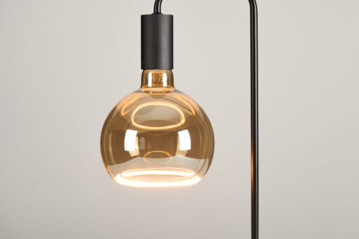 Radiance Table Lamp Black/Black With Smoked Bulb (E2-48466) - Image 2
