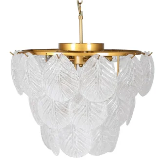 CL-72058 - Glass Leaf Chandelier