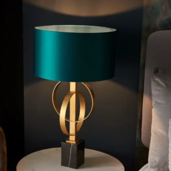 Veridian Antique Gold Table Lamp