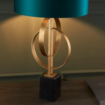 Veridian Antique Gold Table Lamp (e2-42222)