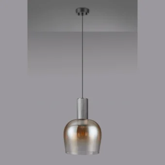 Gun Metal & Satin Black Pendant