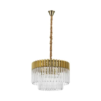 Aurora 60cm Brass Round Pendant (E2-50504)