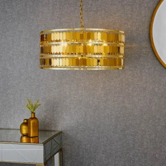 Hexagonal 5lt Pendant (E2-40286)