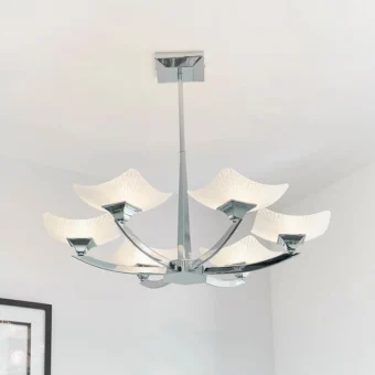Polished Chrome 6lt Semi Flush