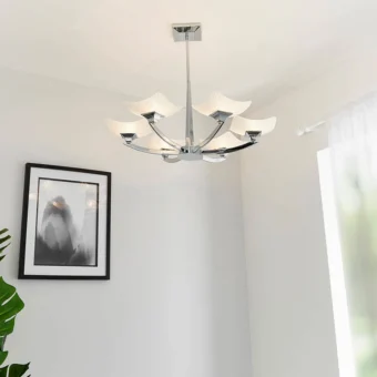 Polished Chrome 6lt Semi Flush (E2-49080)