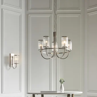 Vetro 5 Light Pendant Chandelier (E2-49083)