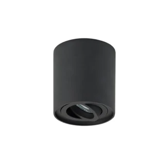 Adjustable 9.7cm Cylinder Spotlight in Sand Black (E2-49144)