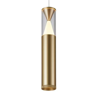 Hourglass Pendant in Painted Gold (E2-49252)