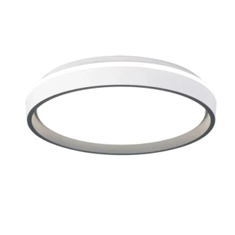 Gray Round Ceiling LED Light With Remote Control (E2-49257)
