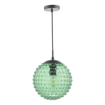 Green Glass Bubble Pendant (e2-49663)