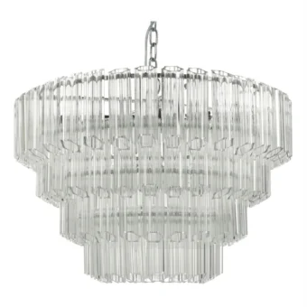 Tubular 9 Light Chandelier (e2-49666)