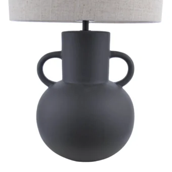 Black Ceramic Table Lamp (e2-49671)