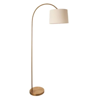 Warm Brass Arc Floor Lamp (e2-49699)