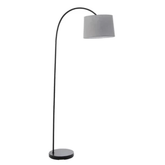 Matt Black Arc Floor Lamp (e2-49700)