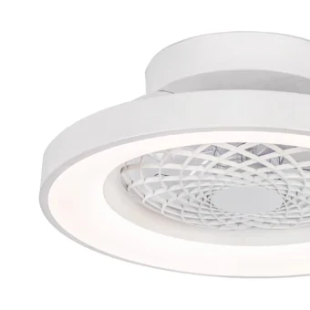 White Halo Ceiling Fan (e2-43746)