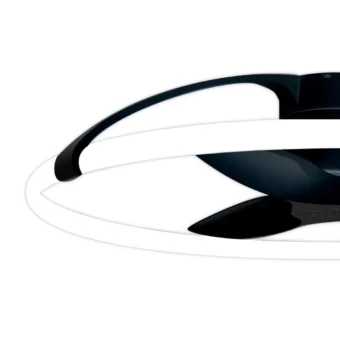 Matt Black Halo Ceiling Fan (e2-45564)