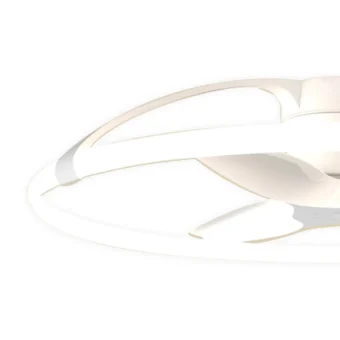Matt White Halo Ceiling Fan (e2-45563)