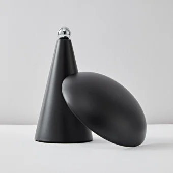 Rechargeable Black CCT Table Lamp (e2-49926)