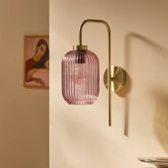 MADE.COM Pink Briz Wall Lamp (e2-51018)