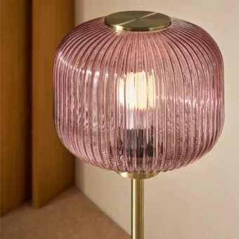MADE.COM Pink Briz Floor Lamp (e2-51019)