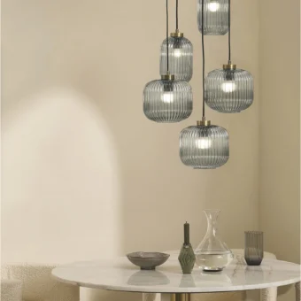 MADE.COM Grey Briz Ceiling Cluster Light (e2-51041)